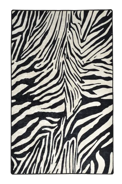 ASIR Koberec 160 x 230 ZEBRA čierna, biela