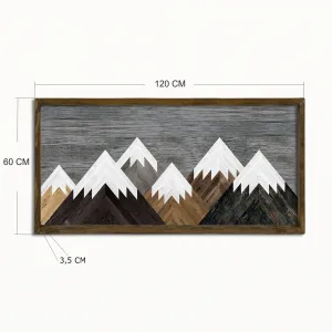Hanah Home Obraz Hory 120x60 cm