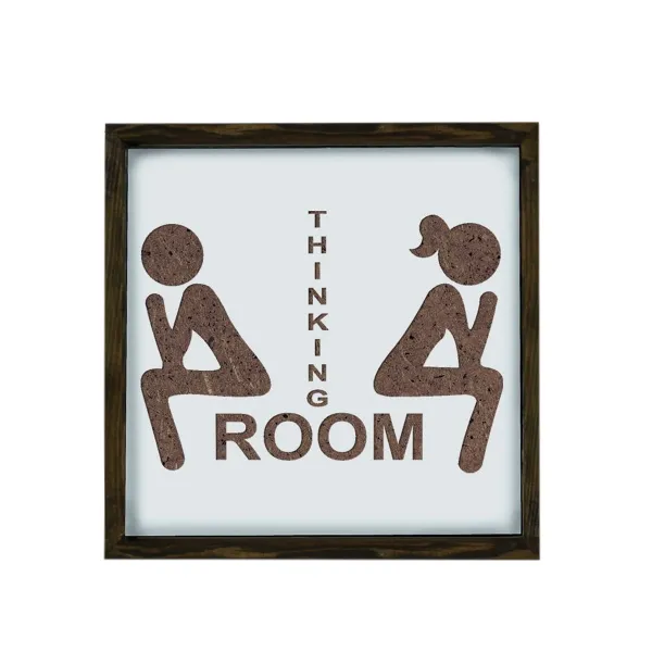 Hanah Home Obrázok Thinking Room 34x34 cm