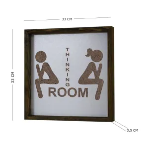 Hanah Home Obrázok Thinking Room 34x34 cm