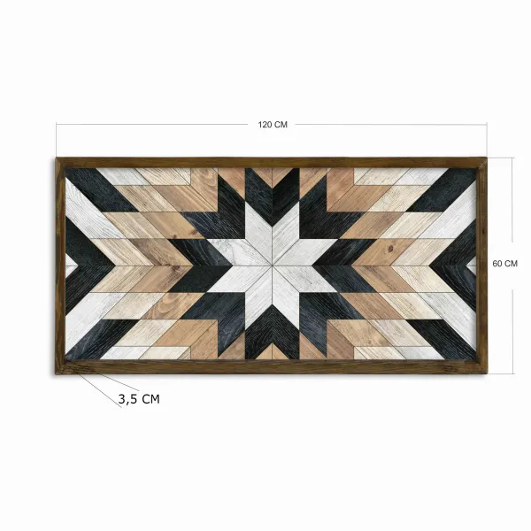 Hanah Home Obraz Framed Hikl 120x60 cm viacfarebný