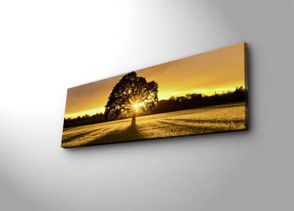 Hanah Home Obraz s led osvetlením Ledda Strom 90x30 cm