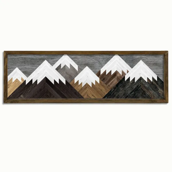 Hanah Home Obraz Framed Hen 120x35 cm viacfarebný