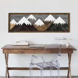 Hanah Home Obraz Framed Hen 120x35 cm viacfarebný