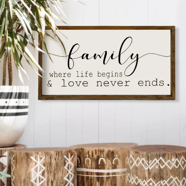 Hanah Home Obraz Family 25x50 cm