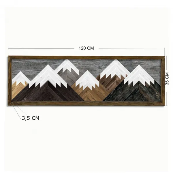 Hanah Home Obraz Framed Hen 120x35 cm viacfarebný