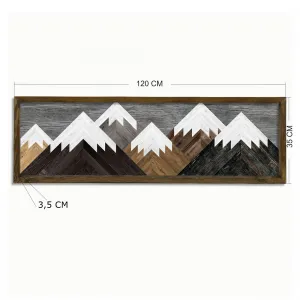 Hanah Home Obraz Framed Hen 120x35 cm viacfarebný