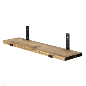 Kalune Design Nástěnná police LAM II 60 cm ořech
