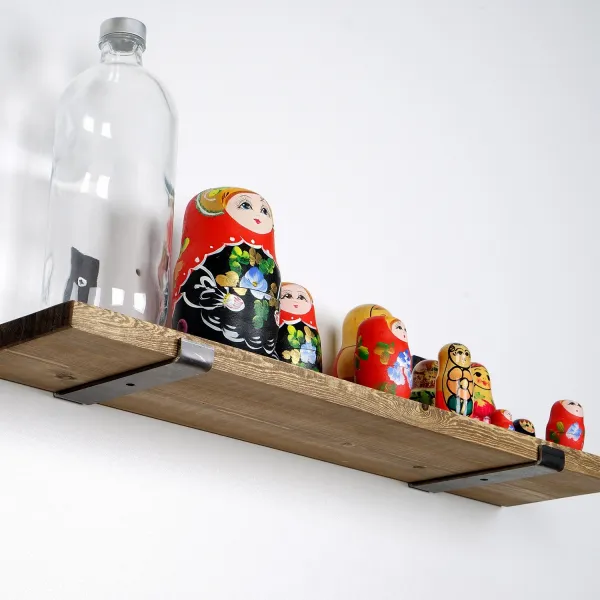 Kalune Design Nástěnná police LAM II 60 cm ořech