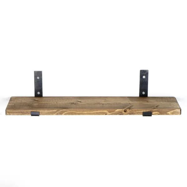 Kalune Design Nástěnná police LAM III 60 cm ořech