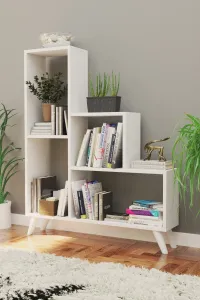 Kalune Design Knižnica Nisano biela