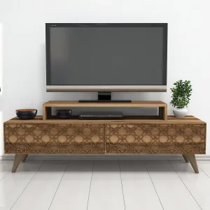 Kalune Design TV stolek CITY 140 cm ořech