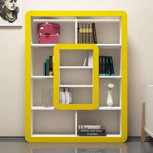 ASIR Regál ORKIDE bielo žltý