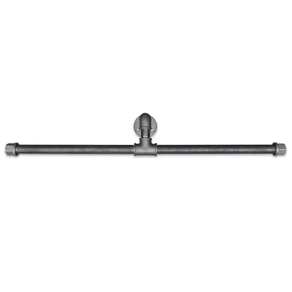Kalune Design Nástenný vešiak BORURAF 60 cm čierny
