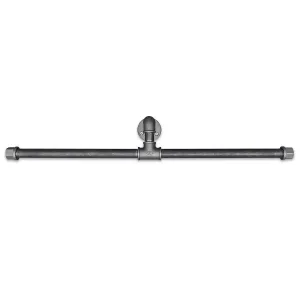 Kalune Design Nástenný vešiak BORURAF 60 cm čierny