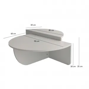 Kalune Design Konferenční stolek Podium vlašský ořech