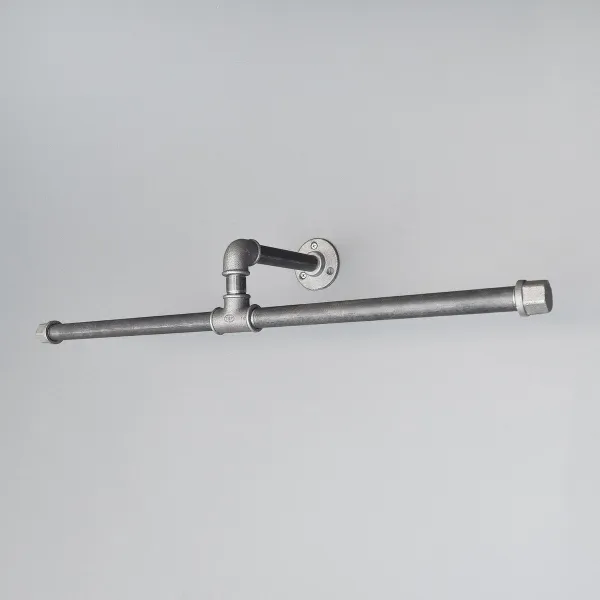 Kalune Design Nástenný vešiak BORURAF 60 cm čierny