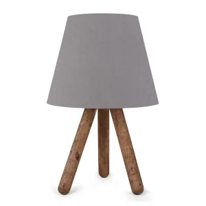 ASIR Stolová lampa AYD sivý orech
