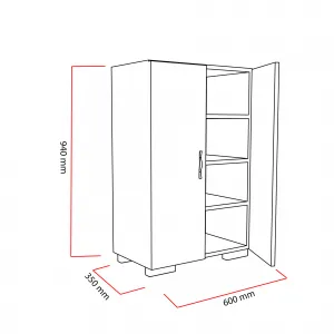 Kalune Design Botník MADA bílý