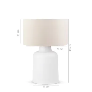 Opviq Stolová lampa Hokys krémová