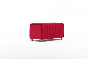 Hanah Home Taburet MABEL červený