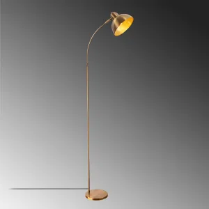 Opviq Stojacia lampa Varzan 162 cm zlatá