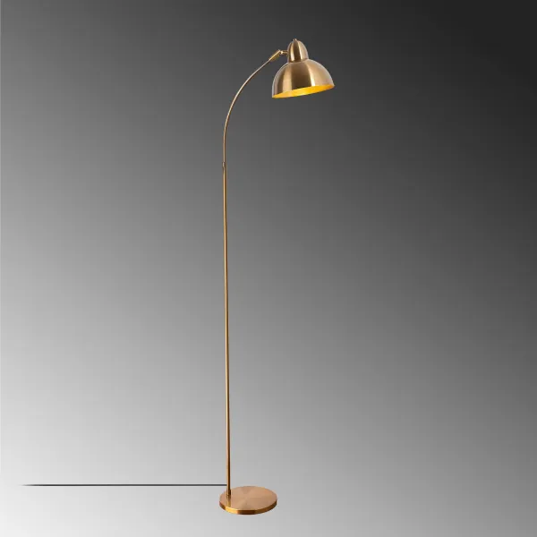 Opviq Stojacia lampa Varzan 162 cm zlatá