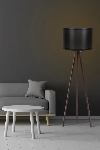 Opviq Stojacia lampa Floor 145 cm čierna