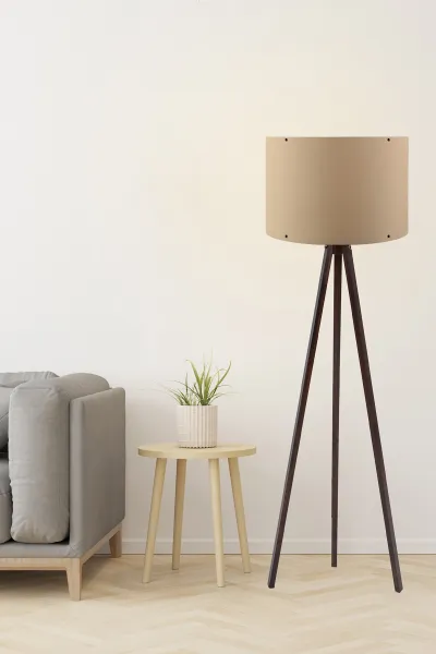 Opviq Stojacia lampa 145 cm biela