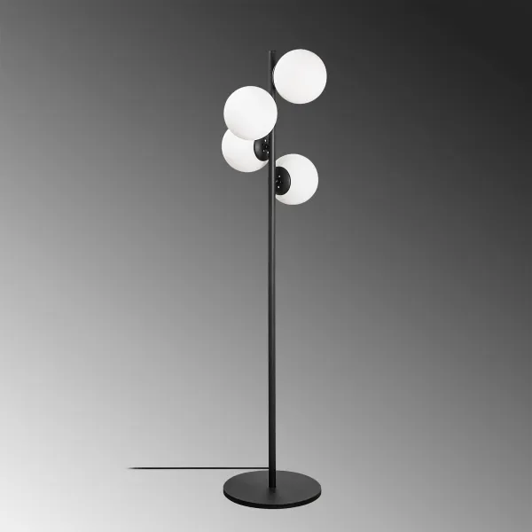Opviq Stojacia lampa Faze 130 cm čierna