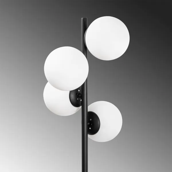 Opviq Stojacia lampa Faze 130 cm čierna
