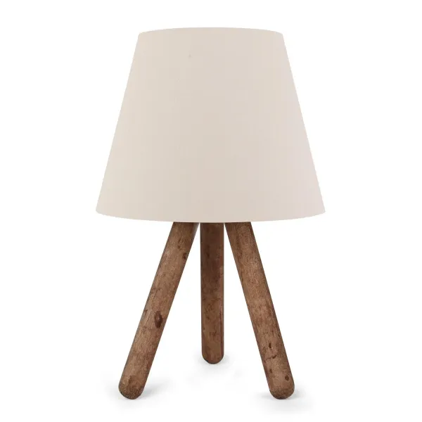 Opviq Stolná lampa Bechos 33 cm biela/hnedá