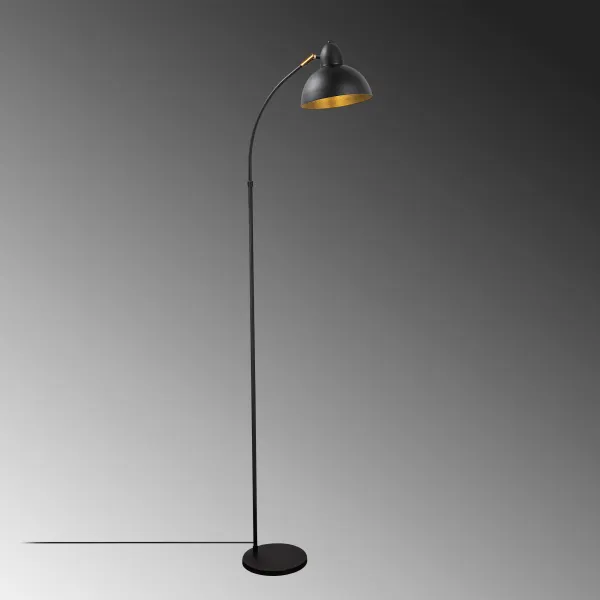 Opviq Stojacia lampa Varzan 162 cm čierna