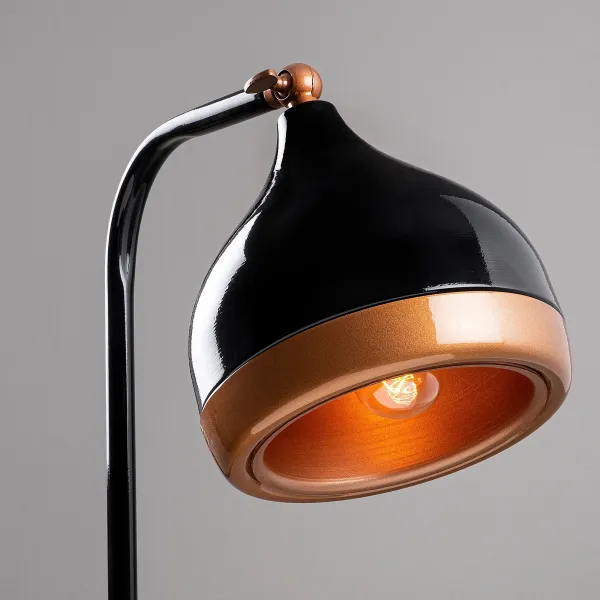 Opviq Stojacia lampa Yıldo 165 cm čierno-medená