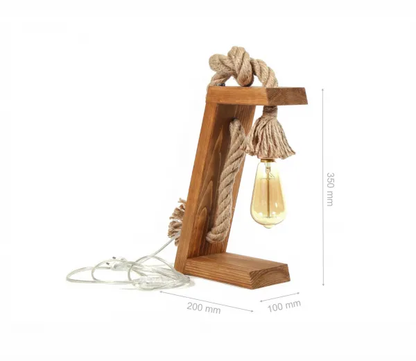 Opviq Stolová lampa Kenos hnedá