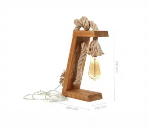 Opviq Stolová lampa Kenos hnedá