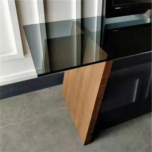 Kalune Design TV stolek TV201 158 cm ořech/černý