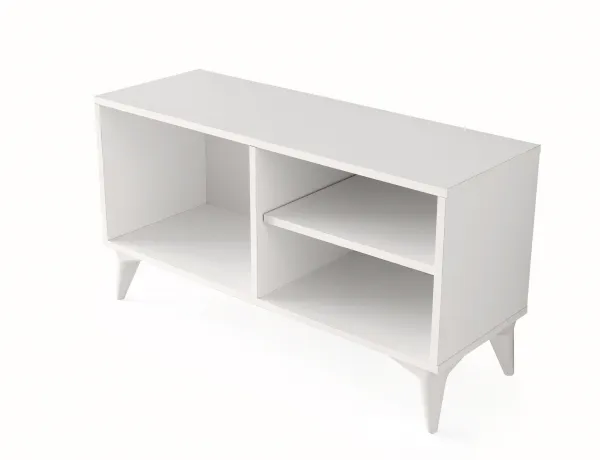 Kalune Design TV stolek ZISINO 100 cm bílý