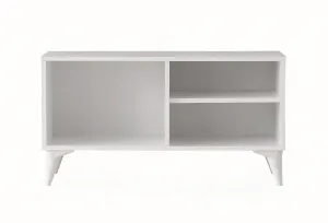 Kalune Design TV stolek ZISINO 100 cm bílý