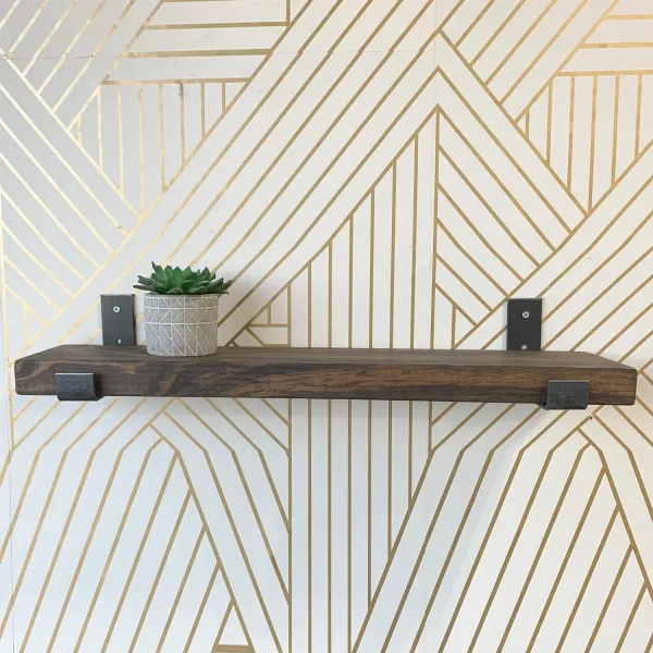 Kalune Design Nástenná polica LAM II 40 cm orech