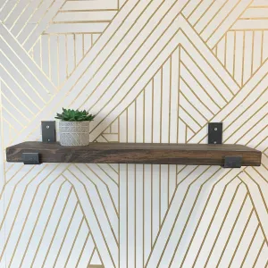 Kalune Design Nástenná polica LAM II 40 cm orech
