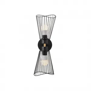 Opviq Nástenná lampa Zeyno čierna