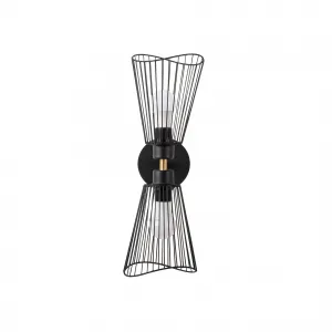 Opviq Nástenná lampa Zeyno čierna