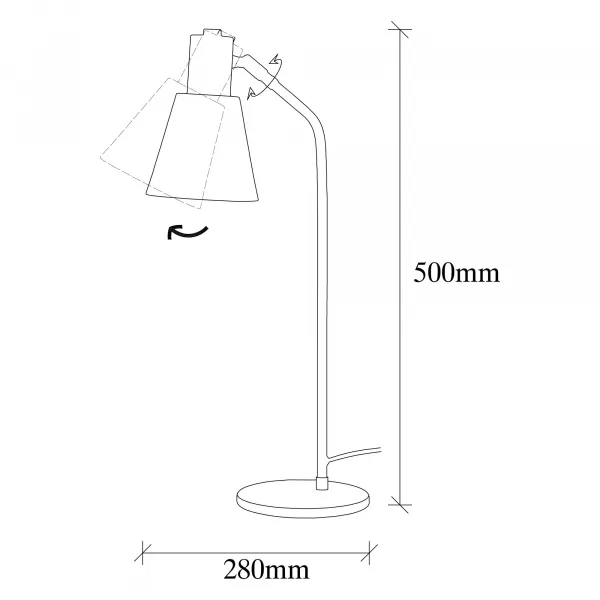 ASIR Stolová lampa SIVANI zlatá