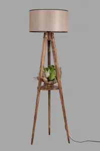 ASIR Stojacia lampa KOYU hnedá