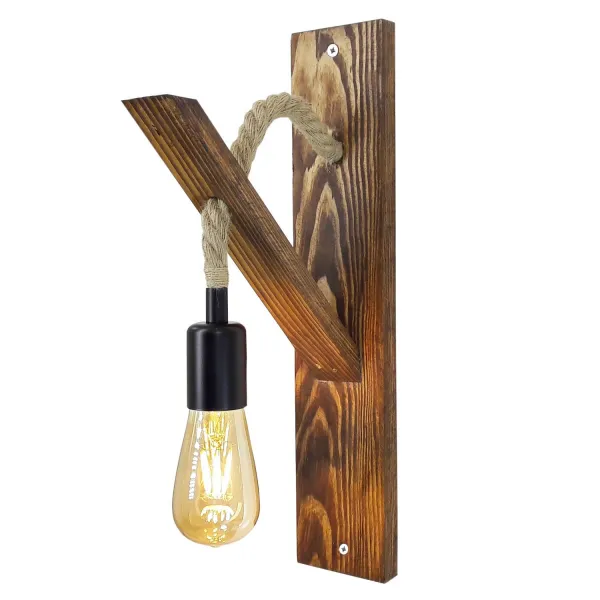 Opviq Nástenná lampa Aplik II hnedá