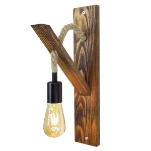 Opviq Nástenná lampa Aplik II hnedá