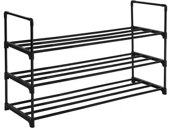 SONGMICS Botník Rezula 55 cm čierny
