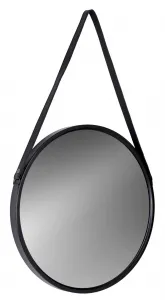 Kapitánske okrúhle zrkadlo na popruhu Mirage 60 cm čierne