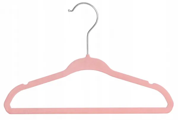 Sada 30 kusov velúrových vešiakov Mini Girl